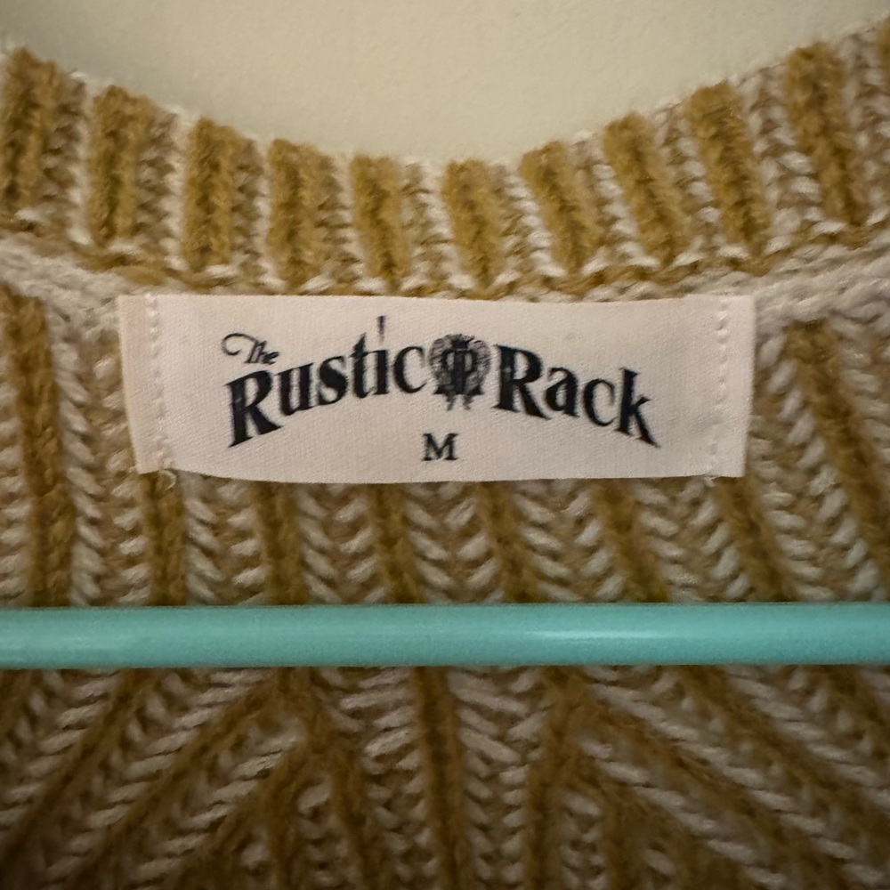 Rustic Rack Mustard Knit Sweater - Picture 3 of 3